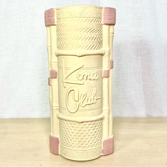 Crazy AL 2007 Design Kona Club Tiki Mug Rare Unglazed Exterior